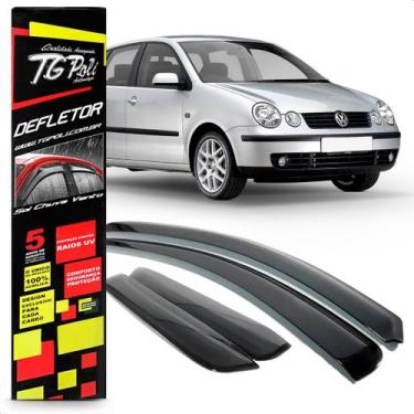 Imagem de Calha Chuva Inteiriça Slim Polo Sedan 4 Portas 03 04 05 06 07 08 09 10