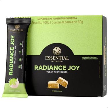Imagem de Radiance Joy Barra Proteina Vegana 8 unid 50g 400g Essential - Essenti