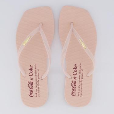 Imagem de Chinelo Coca Cola Square Identify Feminino Rosé-Feminino