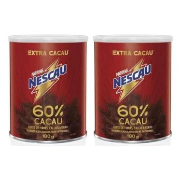 Imagem de Kit Nescau Achocolatado Nestle 60% Cacau Extra 02 Unidades