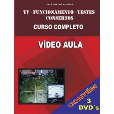 Imagem de Curso em  DVD aula físico,TV,Funcionamento e Testes.Col.Completa 3 vol