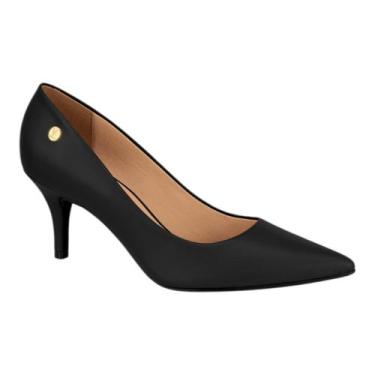 Imagem de Sapato Bico Fino Social Feminino Scarpin Vizzano Salto Fino Original, 