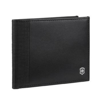 Imagem de Carteira masculina em Couro Proteção RFID Altius Alox slim Bi-Fold Vic