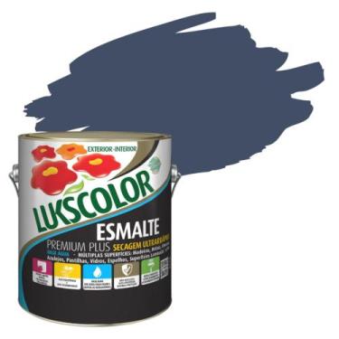 Imagem de Esmalte base agua luskcolor cores 3,6l - Lukscolor, AZUL DEL REY BRILH