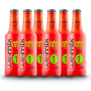 Imagem de We Mix 1  Morango e Kiwi com Chá Branco, Caixa fechada com 6
