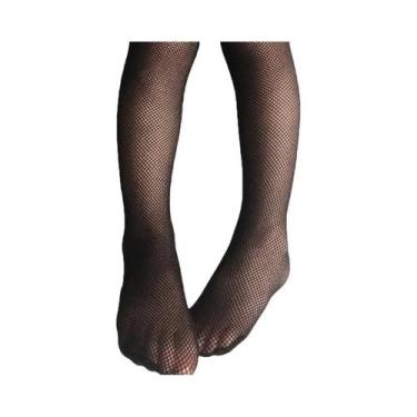Imagem de Meias De Rede Pretas Para Meninas, Meias De Renda Em Malha, Meias De R