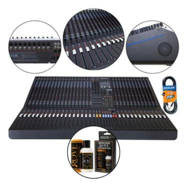Imagem de Mesa Analogica 24 Canais Soundvoice Cota Pro Mpo-24.8 + Polidor Rove +