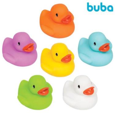 Imagem de Bichinhos Banho Bebê Patinhos Esguicham Água Buba