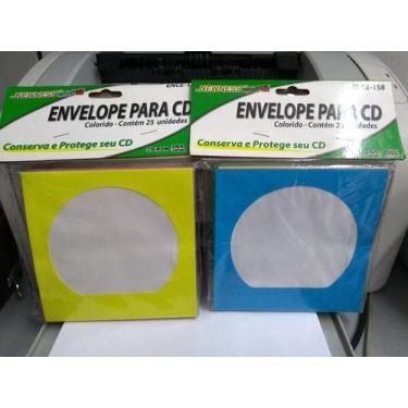 Imagem de Envelope para cd com 25 unidades - NEW