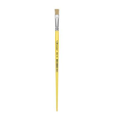Imagem de Pincel Chato Cerda Natural Cabo Longo Amarelo 456 Condor, 12