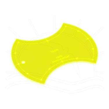 Imagem de Régua Kriativa - Gabarito Apple Core 14cm