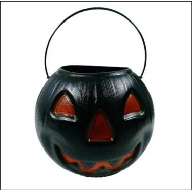 Imagem de 2 UNIDADES - Caldeirão De Festa Halloween - Abobora Dark - Brazucapas
