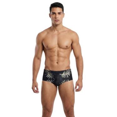 Imagem de Sunga Masculina AM Beachwear Praia Piscina Lupo, Preto, P