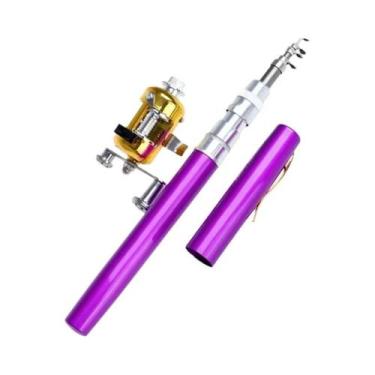 Imagem de Vara De Pesca Telescópica Portátil E Kit Completo De Carretilha Em For