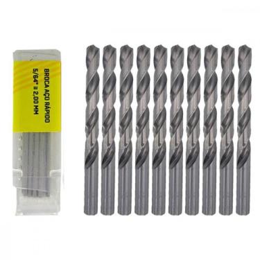 Imagem de Broca Aco Rapido Thompson 2,0Mm-5/64'' - 1320 - Kit C/10 Pecas - MAC F
