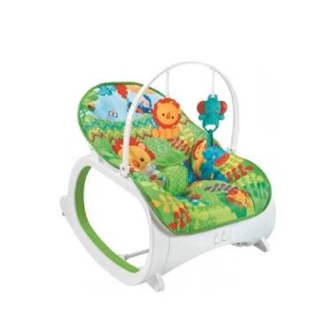 Imagem de Cadeira de Balanço P/ Pebê Color Baby Safari T9171 Verde