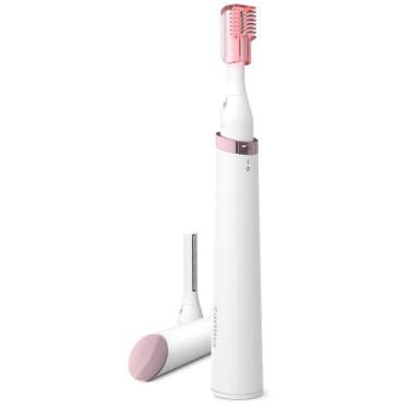 Imagem de Aparador de pelos faciais Sem fio Philips HP6389/00 - Branco