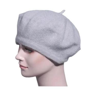 Imagem de Boina Feminina De Lã Quente Para Inverno, Estilo Retrô Francês De Arti