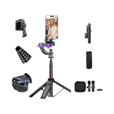 Imagem de Estabilizador De Gimbal Portátil Com Rastreamento Facial AI 360 graus 
