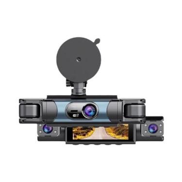 Imagem de Câmera Veicular WiFi 360 Graus De 4 Canais 1080P FHD Com 4 Lentes De C