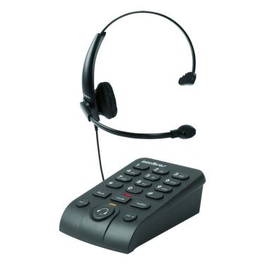 Imagem de Headset Intelbras HSB-50 para Telemarketing com Fio com Controle de Volume e Cancelador de Ruído Preto