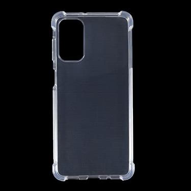 Imagem de Capa para Samsung Galaxy M52 5G, capa traseira de TPU (poliuretano termoplástico) macio à prova de choque, capa protetora de corpo inteiro anti-impressões digitais para Samsung Galaxy