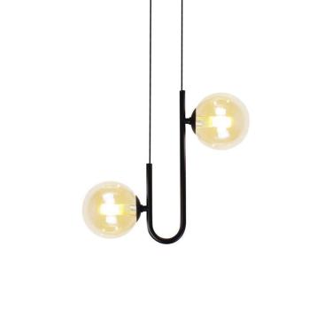 Imagem de Lustre Pendente Quality Orbit II 1553 Preto G9 Bivolt