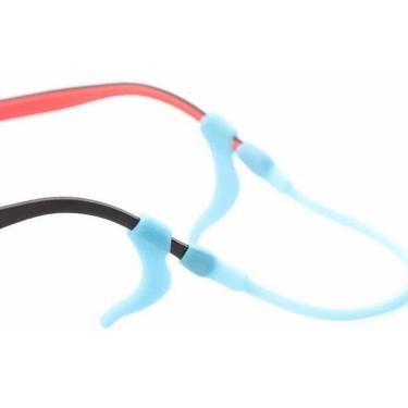 Imagem de Cordão Suporte Orelha Óculos Criança Infantil Silicone Azul