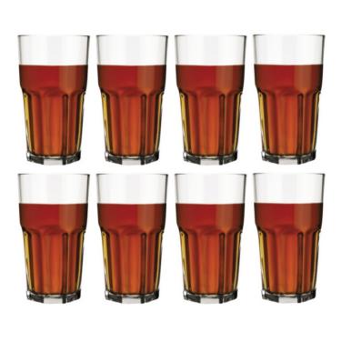 Imagem de Copo Redondo Bristol Vidro Transparente 410ml Nadir - 8Un