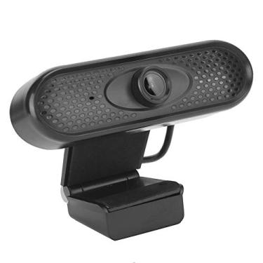Imagem de Webcam FHD com Microfone Redutor de Ruído, PC USB 1080P Câmera Web Cam com Clipe Suporte para Streaming, Video-Chatting, Conferência
