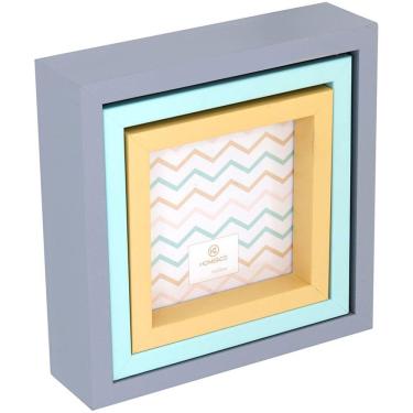 Imagem de HOME&CO VIRCHOW PORTA-RETRATOS 17x17x5cm PLÁSTICO COLOR 3PÇ