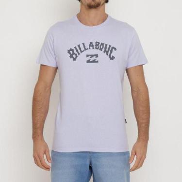 Imagem de Camiseta Billabong Arch Wave Masculina Lilás