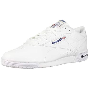 Imagem de Reebok Masculino Exofit Low, preto/prata/prata, Branco/Azul royal/Azul royal, 4.5