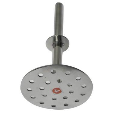 Imagem de Shradha Trading Espremedor de batata de aco inoxidavel, espremedor de aco, espremedor, espremedor de feijao, triturador, espremedor de batata mais rico