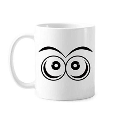 Imagem de Vector Eye Decoração Padrão Caneca Cerâmica Cerâmica Café Porcelana Utensílios de Mesa