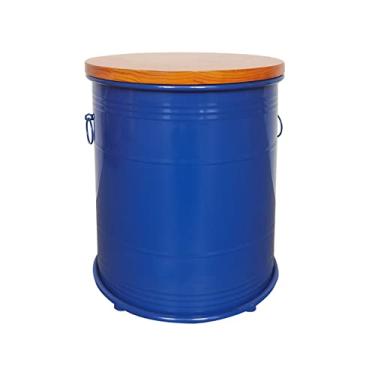 Imagem de Otomano de armazenamento, banqueta de balde de tinta retrô estilo industrial, banqueta para pés de descanso sob a mesa, banqueta para troca de sapatos, cadeiras de móveis decorativos modernos /1461 (