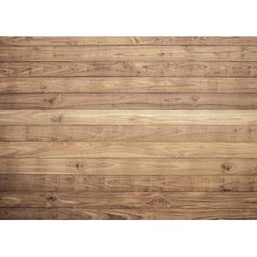 Imagem de LYWYGG pano de fundo de madeira para chá de bebê, decorações de festa, acessório de fundo para estúdio para fotógrafos, pano de fundo de parede de madeira retrô, sem costura, CP-176, Marrom, 7X5FT