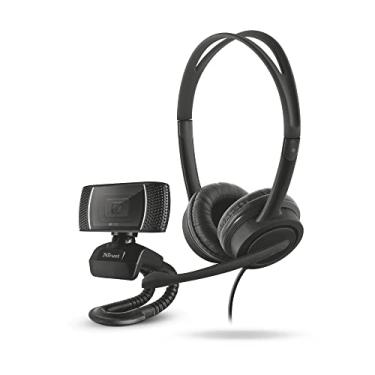 Imagem de Kit Home Office Trust Doba 2 em 1 Webcam+Headset