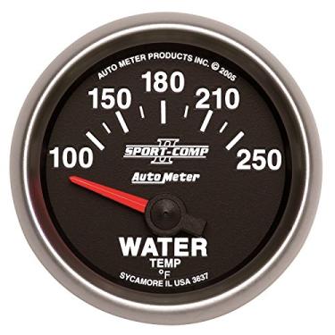 Imagem de AUTO METER Medidor elétrico de temperatura da água 3637 Sport-Comp II