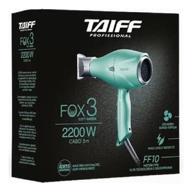Imagem de Taiff Secador De Cabelo Fox Íon 3 Soft Green 2200w - 127v Fox Íon 3