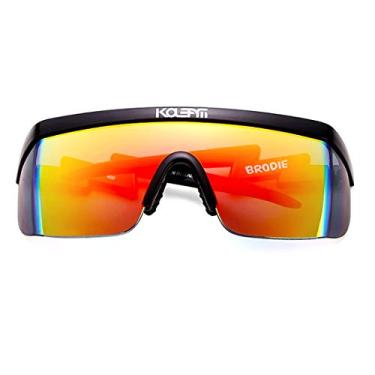 Imagem de Óculos de Sol Oversized Kdeam Leve Bloqueador de Vento Ciclismo Esporte Proteção Uv400 (C5)