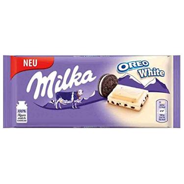 Imagem de Chocolate Milka Chocolate Branco Oreo White 100 gr Importado