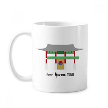 Imagem de South Korea Landmarks Buk Caneca clássica de cerâmica branca presente com alças 350 ml