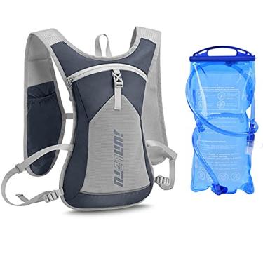 Imagem de Mochila de hidratação para corrida em trilha, mochila de corrida, mochila de ciclismo, maratona portátil, ultraleve para caminhadas 5L