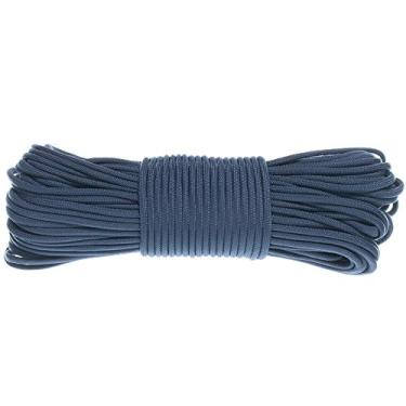 Imagem de Corda de corda de paraquedista G Goldberg 550 Tipo III – corda de paraquedas – cabo 550 – força de tração de 250 kg – 100% nylon – Feito nos EUA, Azul marinho, 1000 Feet