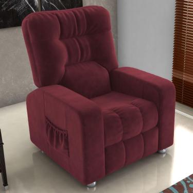Imagem de Poltrona do Papai Reclinável Azera Matrix Vermelho