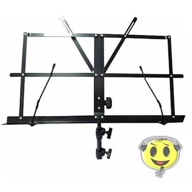 Imagem de KSR PRO - Par de Estante Partitura Sonata P01 - 2 Prateleiras Articuladas - Ferro - Industrial/Minimalista - Suporte para Partitura - Armazenamento