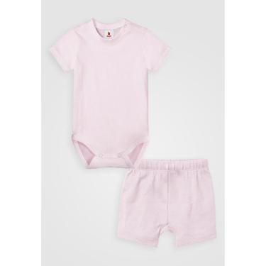 Imagem de Conjunto 2pçs Zupt Baby Body Curto Rosa Bebê-Feminino