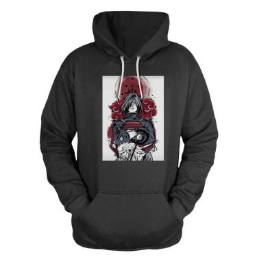 Imagem de Blusa De Frio Moletom Canguru Com Capuz Desenho MADARA DBZ-Masculino