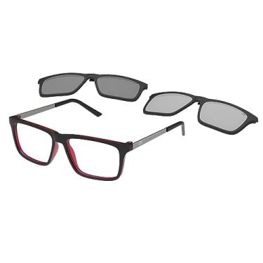 Imagem de Armação De Óculos Mormaii Swap 6 Clip On M6132aa955 Quadrado Masculino